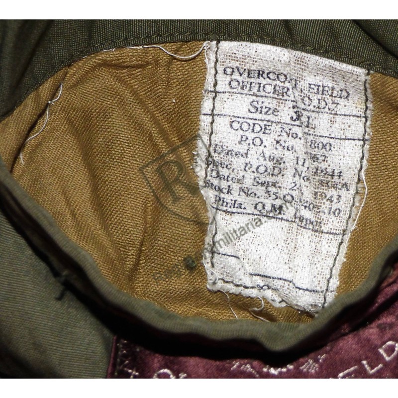 Trench coat Officier US ARMY 1943 avec ceinture