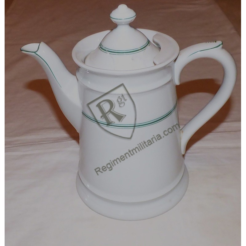 Kriegsmarine coffee pot with green trim 1941