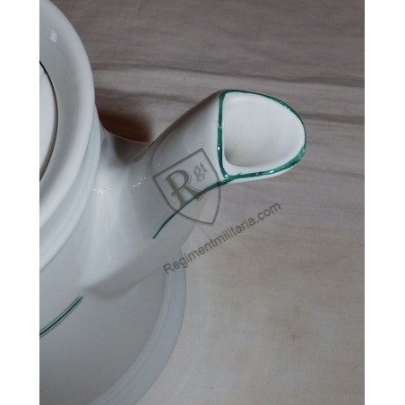 Kriegsmarine coffee pot with green trim 1941