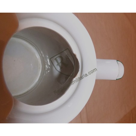 Cafetière Kriegsmarine liseré vert 1941