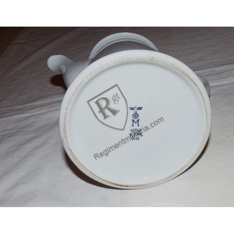 Cafetière Kriegsmarine liseré vert 1941
