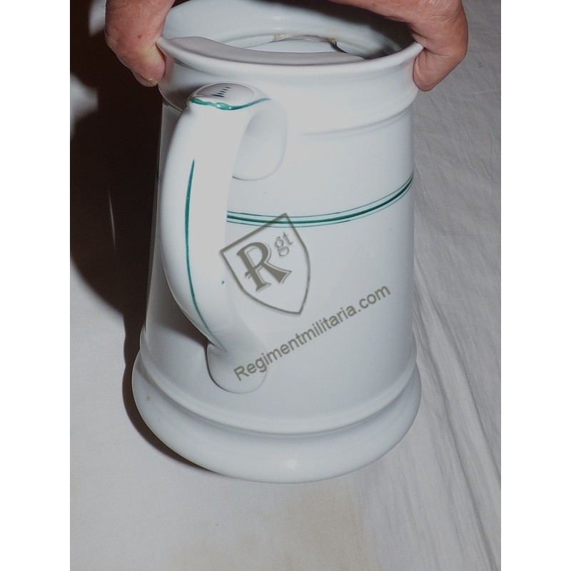 Kriegsmarine coffee pot with green trim 1941