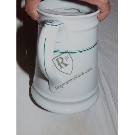 Kriegsmarine coffee pot with green trim 1941