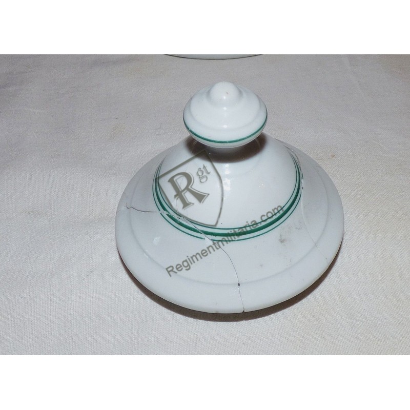 Kriegsmarine coffee pot with green trim 1941