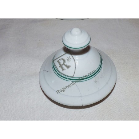 Kriegsmarine coffee pot with green trim 1941
