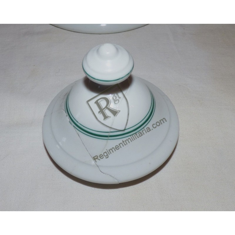 Kriegsmarine coffee pot with green trim 1941