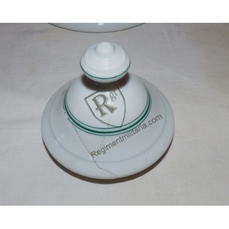 Kriegsmarine coffee pot with green trim 1941