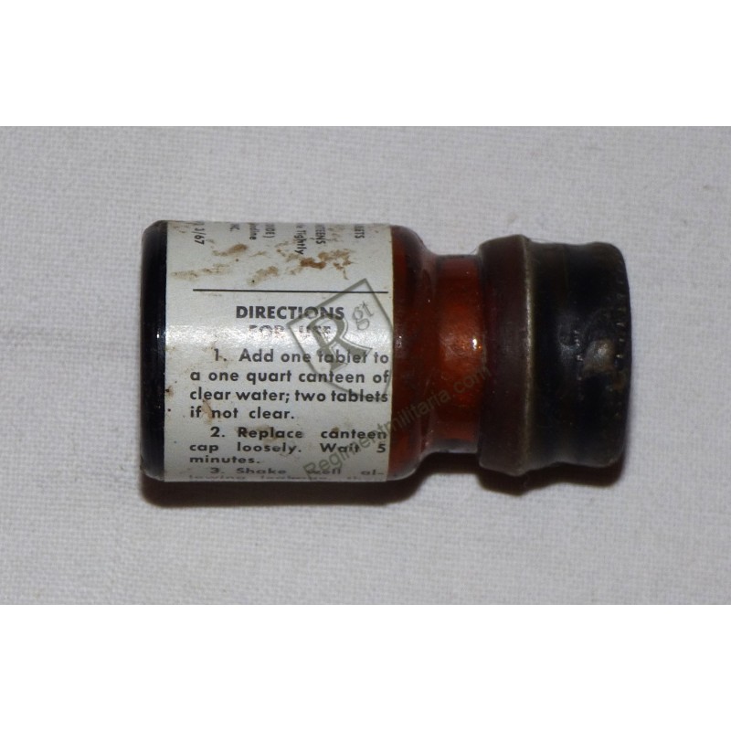 Flacon Purification eau - US ARMY Viet Nam