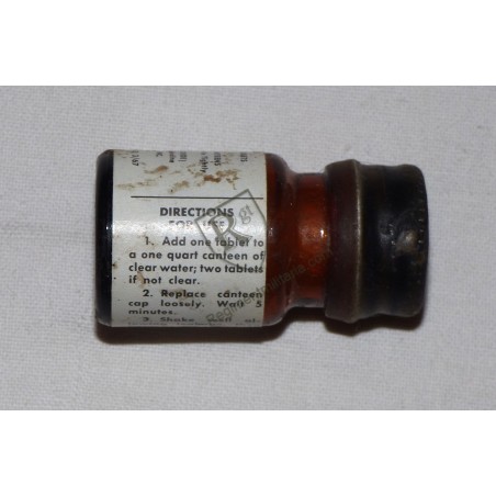 Flacon Purification eau - US ARMY Viet Nam
