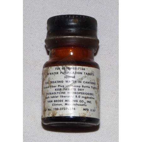 Flacon Purification eau - US ARMY Viet Nam