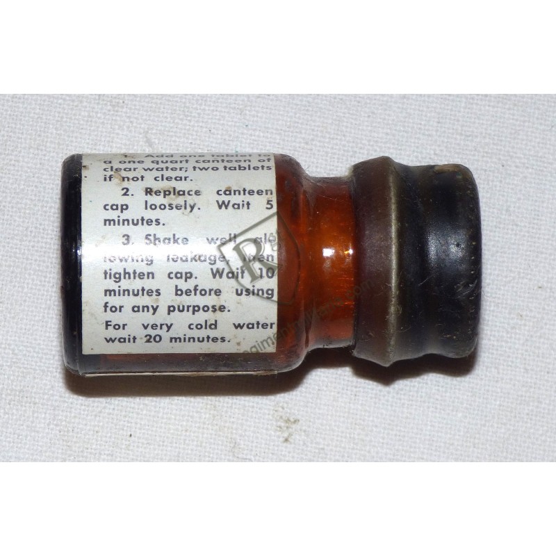 Flacon Purification eau - US ARMY Viet Nam