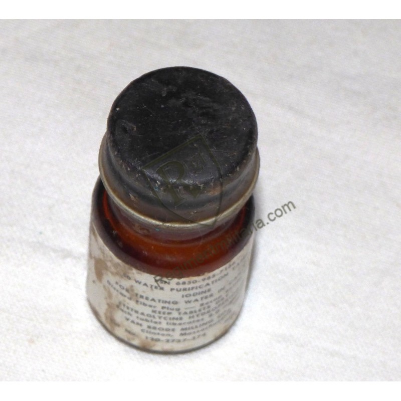 Flacon Purification eau - US ARMY Viet Nam