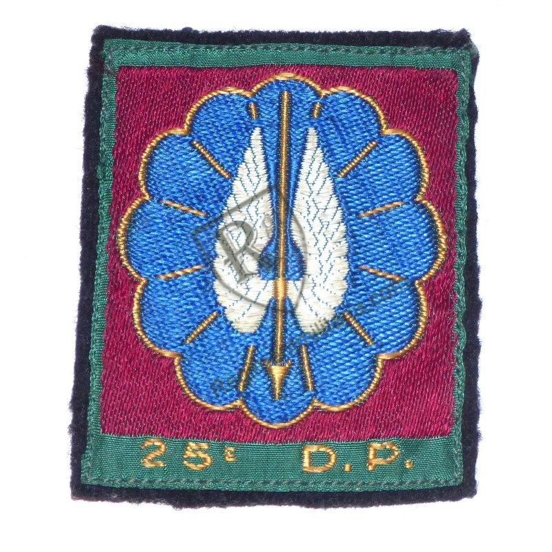 Insigne tissu 25ème DP Algérie