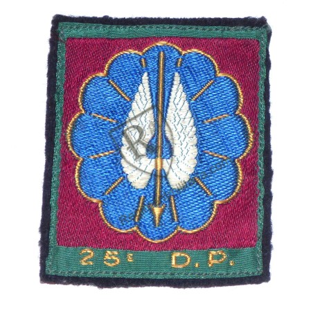 Insigne tissu 25ème DP Algérie