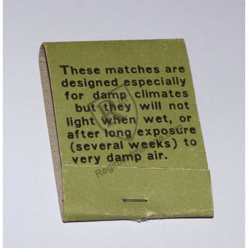 US ARMY matchbook  Vietnam éra
