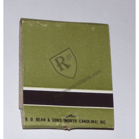 US ARMY matchbook  Vietnam éra
