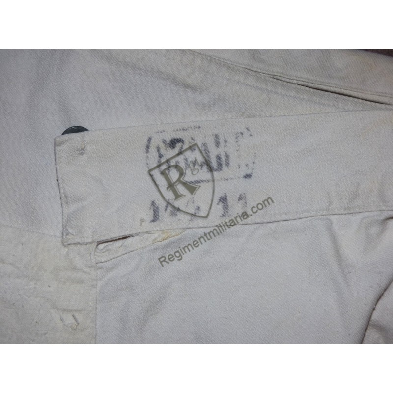 Pantalon Bourgeron blanc Pantalon Bourgeron blanc
