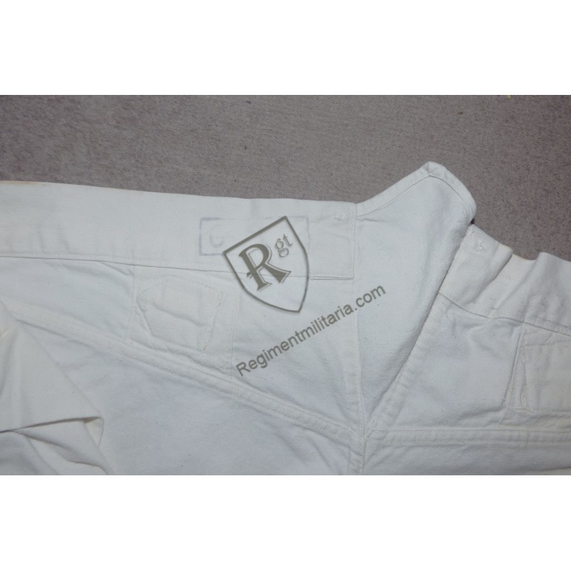 Pantalon Bourgeron blanc Pantalon Bourgeron blanc