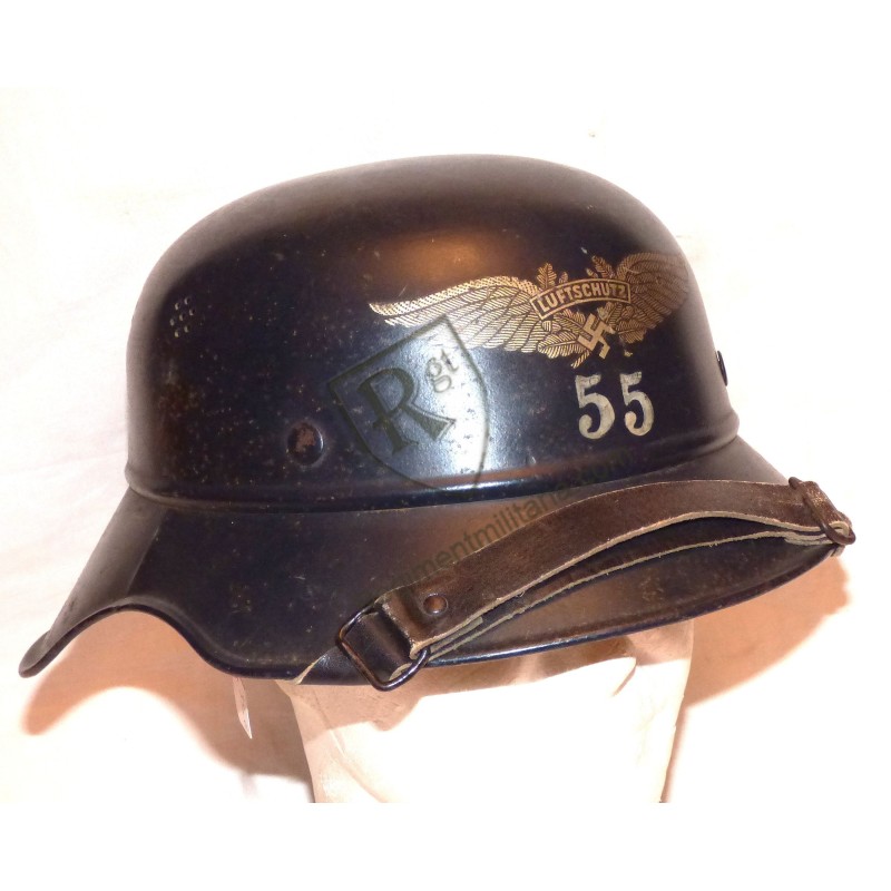 Named Luftschutz 1938 helmet