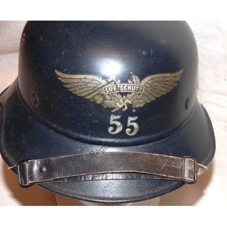 Casque de la Luftschutz nominatif