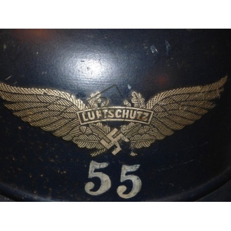 Casque de la Luftschutz nominatif