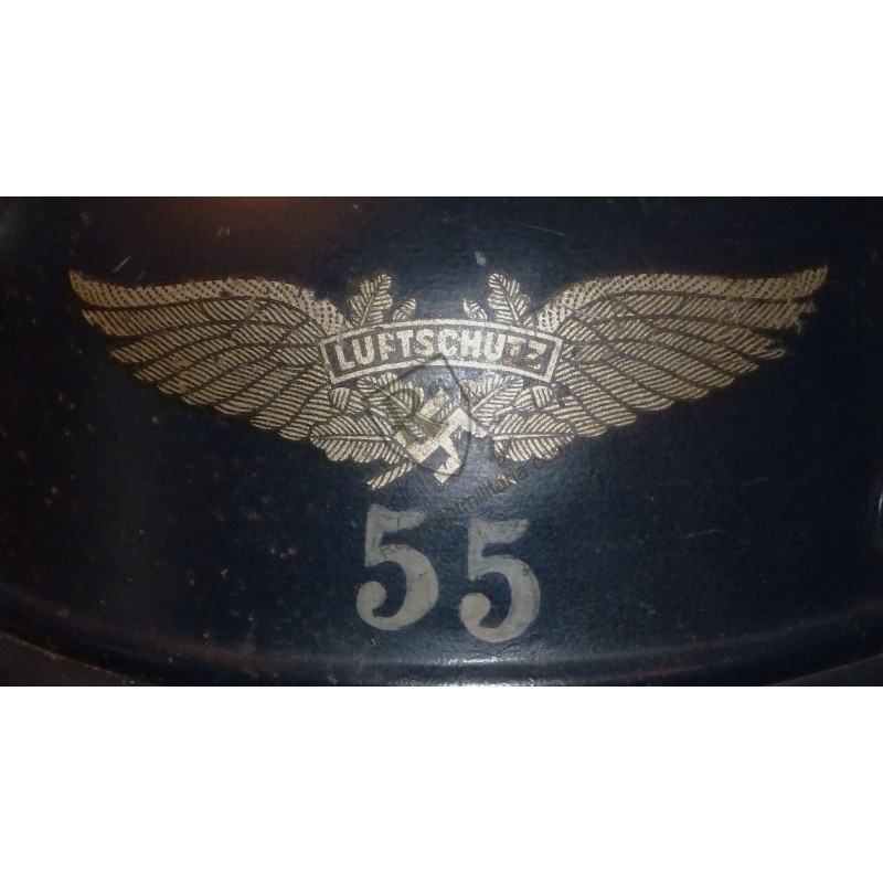 Casque de la Luftschutz nominatif