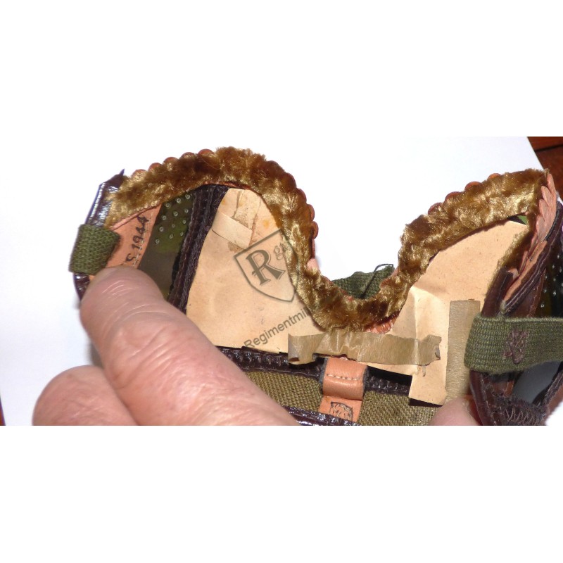 Lunettes M-1943, vertes, 1944, avec étui