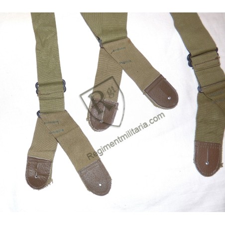Suspenders, US ARMY Jump Trousers, M-1942, OD 3