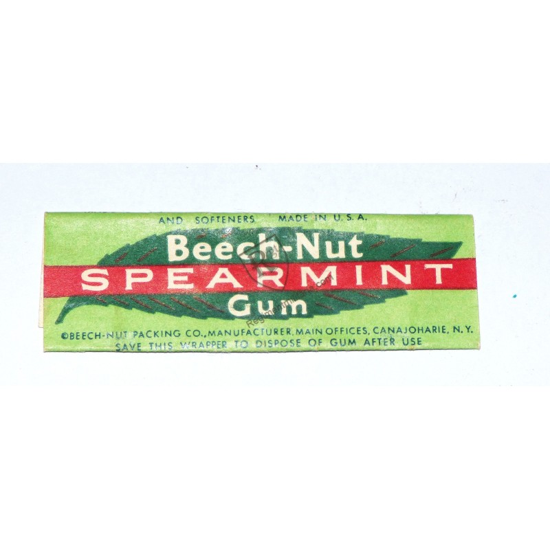 Chewing-gum  BEACH NUT SPREARMINT - US ARMY WW2