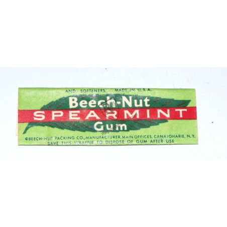 Chewing-gum  BEACH NUT SPREARMINT - US ARMY WW2