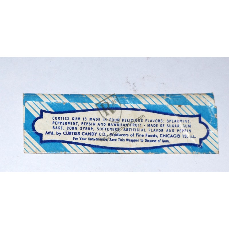 Chewing-gum CURTISS PEPSIN - US ARMY WW2