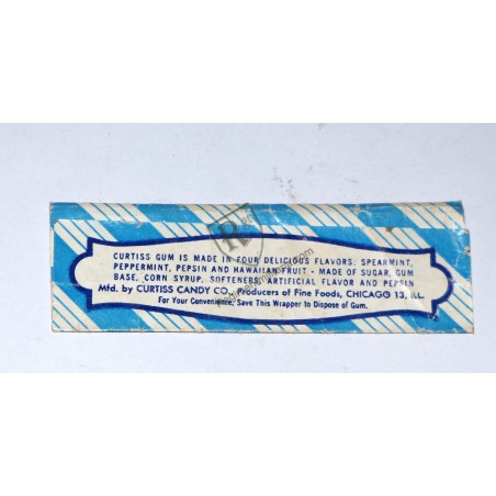 Chewing-gum CURTISS PEPSIN - US ARMY WW2