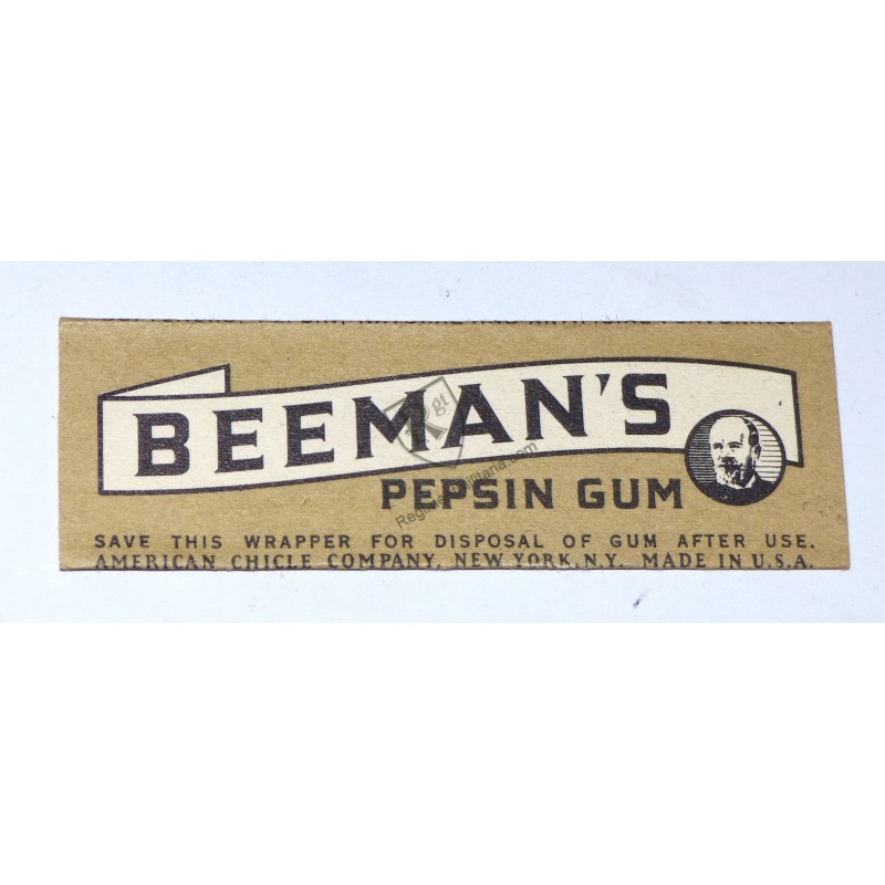 BEEMAN'S Chewing gum  - US ARMY WW2