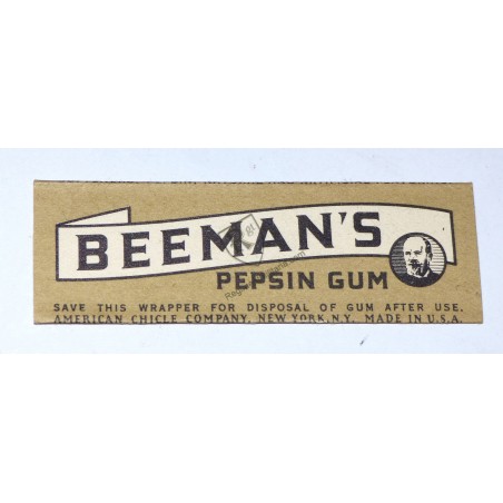 BEEMAN'S Chewing gum  - US ARMY WW2
