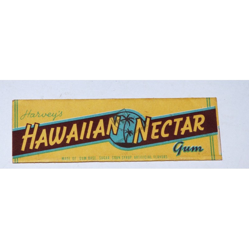 Chewing-gum HAWAIIAN NECTAR - US ARMY WW2