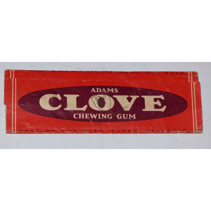 ADAMS CLOVE Chewing gum  - US ARMY WW2