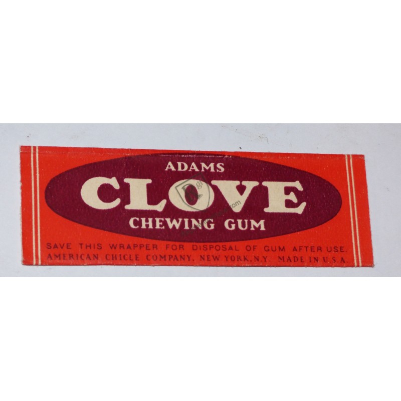 ADAMS CLOVEChewing gum  - US ARMY WW2