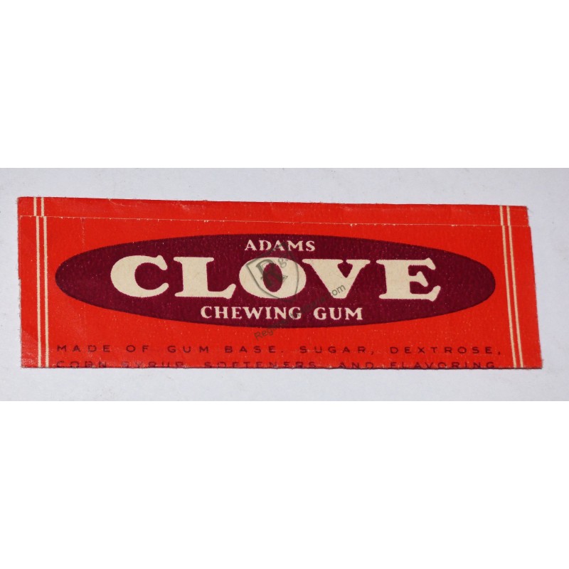 ADAMS CLOVEChewing gum  - US ARMY WW2
