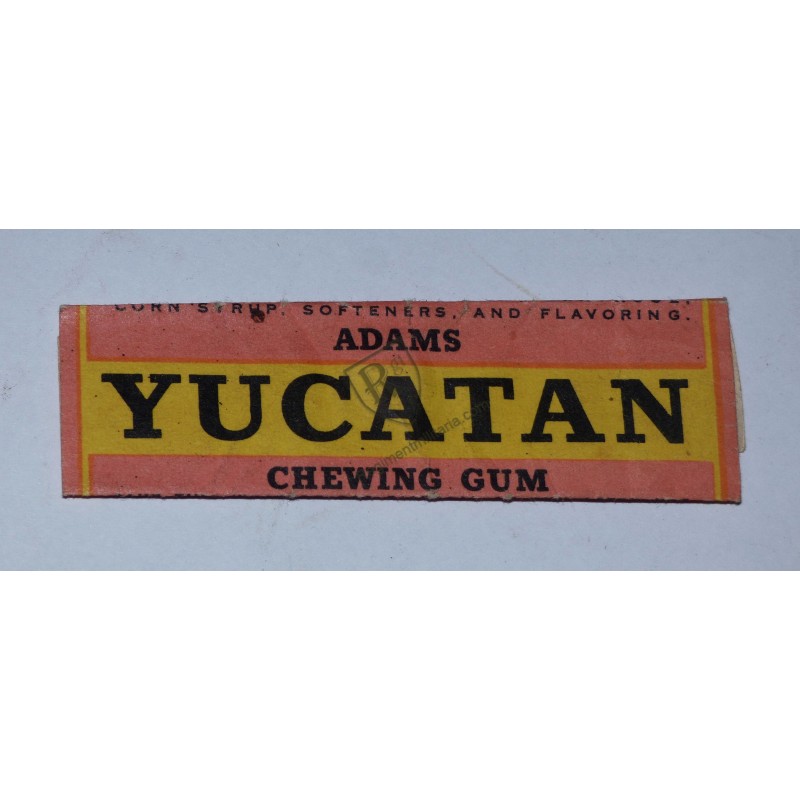 Chewing-gum ADAMS YUCATAN 1942 - US ARMY WW2