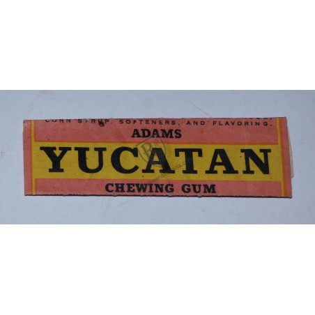 Chewing-gum ADAMS YUCATAN 1942 - US ARMY WW2