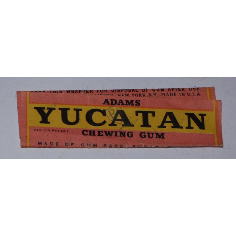 Chewing-gum ADAMS YUCATAN 1942 - US ARMY WW2