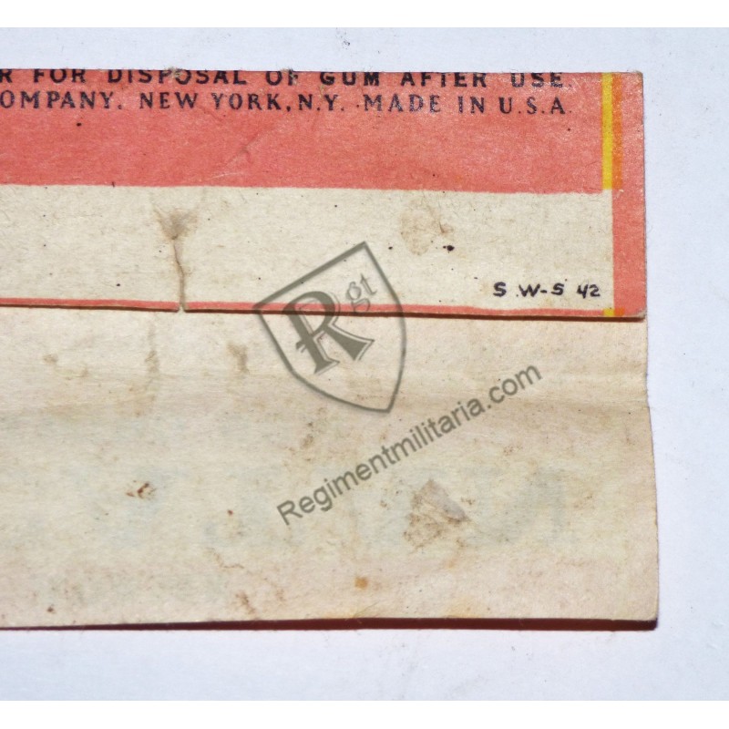 Chewing-gum ADAMS YUCATAN 1942 - US ARMY WW2