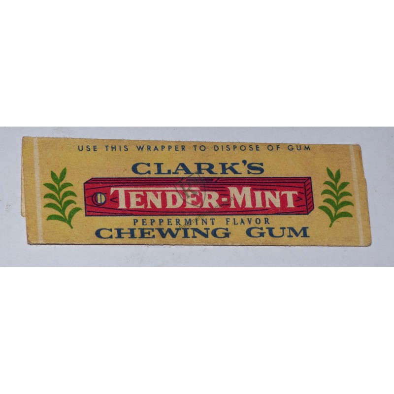 Chewing-gum CLARKS TENDER MINT - US ARMY WW2
