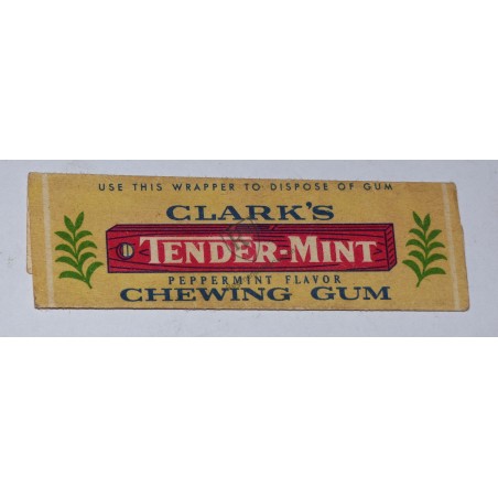 Chewing-gum CLARKS TENDER MINT - US ARMY WW2