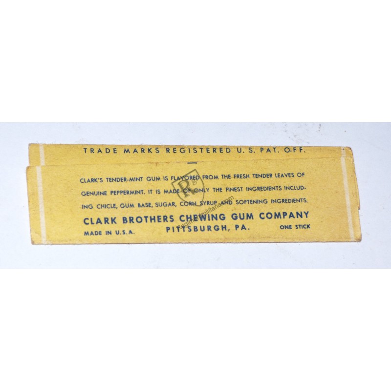 Chewing-gum CLARKS TENDER MINT - US ARMY WW2