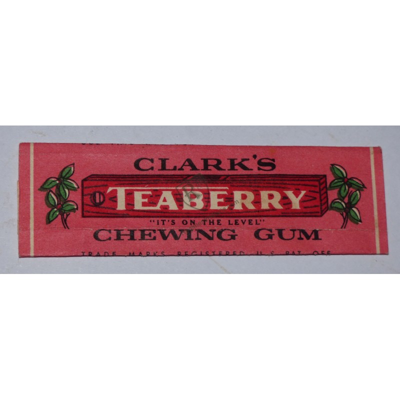 CLARKS TEABERRY Chewing gum  - US ARMY WW2