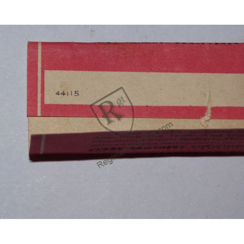 CLARKS TEABERRY Chewing gum  - US ARMY WW2