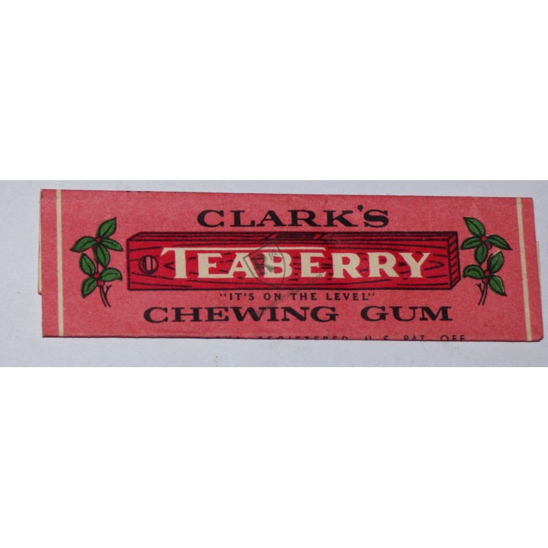 CLARKS TEABERRY Chewing gum  - US ARMY WW2