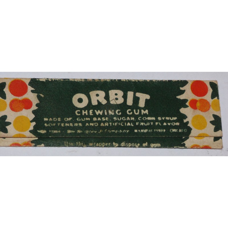 ORBIT Chewing gum  - US ARMY WW2