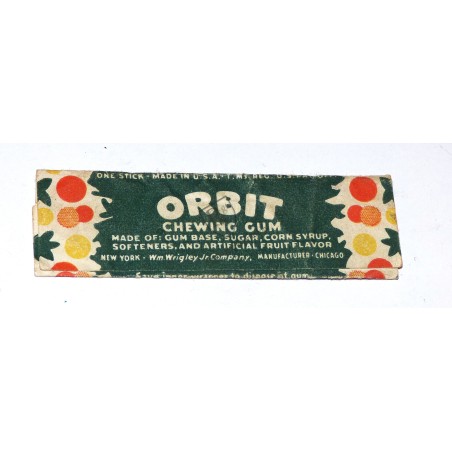 ORBIT Chewing gum  - US ARMY WW2